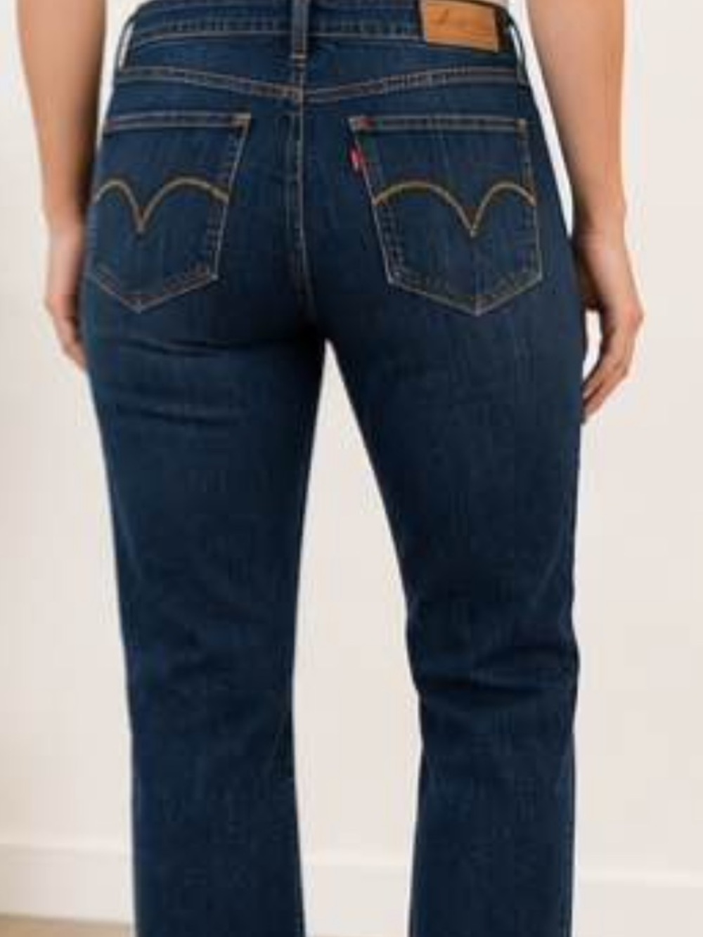 Levi's Women's Dark Indigo Straight Leg Jeans
